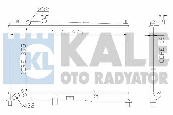 Kale Oto Radiator 360000 Радиатор охлаждения двигателя 360000: Купить в Польше - Отличная цена на 2407.PL!