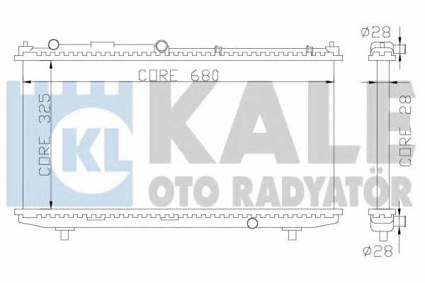 Kale Oto Radiator 359900 Радіатор охолодження двигуна 359900: Приваблива ціна - Купити у Польщі на 2407.PL!