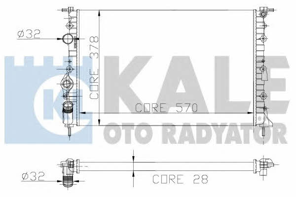 Kale Oto Radiator 109500 Chłodnica, układ chłodzenia silnika 109500: Dobra cena w Polsce na 2407.PL - Kup Teraz!