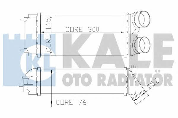 Kale Oto Radiator 344200 Intercooler, charger 344200: Buy near me in Poland at 2407.PL - Good price!