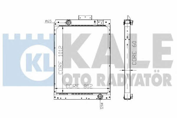 Kale Oto Radiator 304500 Радіатор охолодження двигуна 304500: Приваблива ціна - Купити у Польщі на 2407.PL!
