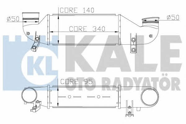 Kale Oto Radiator 346500 Интеркулер 346500: Отличная цена - Купить в Польше на 2407.PL!