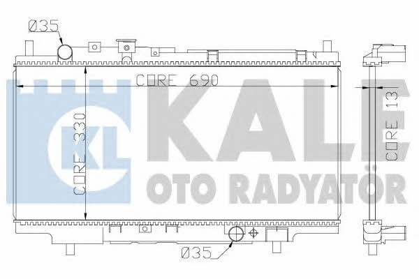 Kale Oto Radiator 359800 Радиатор охлаждения двигателя 359800: Отличная цена - Купить в Польше на 2407.PL!