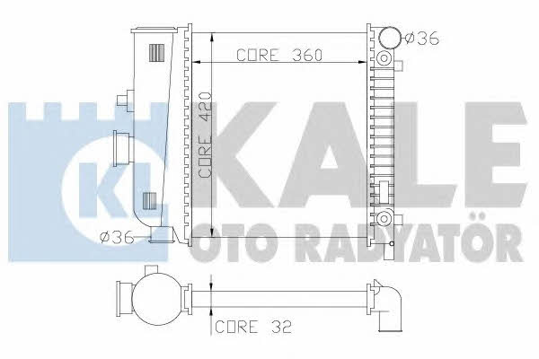 Kale Oto Radiator 351400 Kühler motorkühlung 351400: Kaufen Sie zu einem guten Preis in Polen bei 2407.PL!