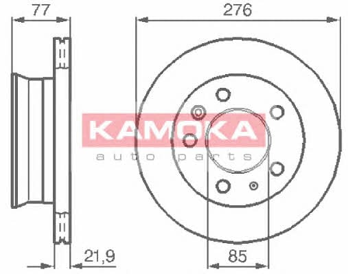 Kamoka 103306 Тормозной диск передний вентилируемый 103306: Отличная цена - Купить в Польше на 2407.PL!