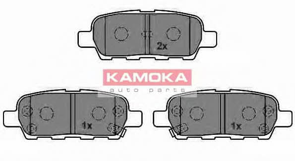 Kamoka JQ101101 Brake Pad Set, disc brake JQ101101: Buy near me in Poland at 2407.PL - Good price!