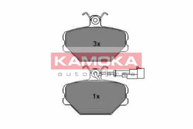 Kamoka JQ1011048 Brake Pad Set, disc brake JQ1011048: Buy near me in Poland at 2407.PL - Good price!