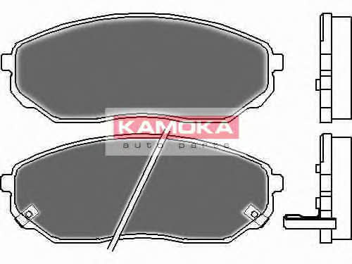 Kamoka JQ101115 Front disc brake pads, set JQ101115: Buy near me in Poland at 2407.PL - Good price!