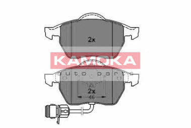 Kamoka JQ1011180 Тормозные колодки дисковые передние, комплект JQ1011180: Отличная цена - Купить в Польше на 2407.PL!