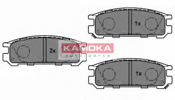 Kamoka JQ1011580 Klocki hamulcowe, zestaw JQ1011580: Dobra cena w Polsce na 2407.PL - Kup Teraz!