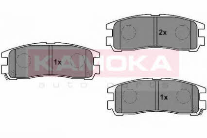 Kamoka JQ1011606 Brake Pad Set, disc brake JQ1011606: Buy near me in Poland at 2407.PL - Good price!