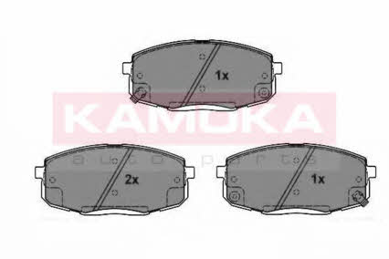 Гальмівні колодки передні, комплект Kamoka JQ101202