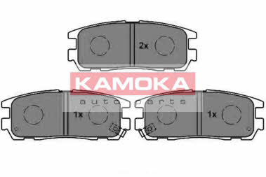 Kamoka JQ1012034 Rear disc brake pads, set JQ1012034: Buy near me in Poland at 2407.PL - Good price!