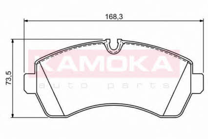 Kamoka JQ1012089 Front disc brake pads, set JQ1012089: Buy near me in Poland at 2407.PL - Good price!