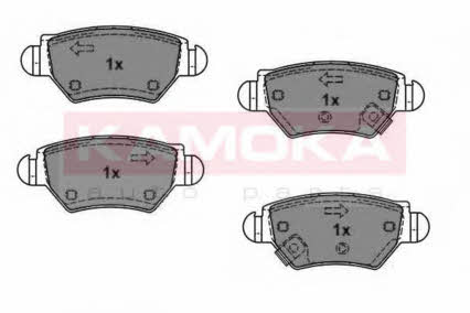 Kamoka JQ1012588 Rear disc brake pads, set JQ1012588: Buy near me in Poland at 2407.PL - Good price!