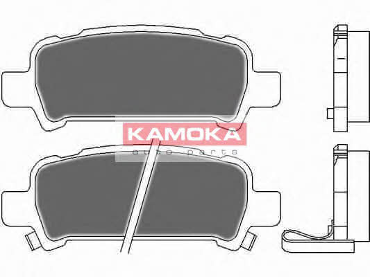 Kamoka JQ1012666 Rear disc brake pads, set JQ1012666: Buy near me at 2407.PL in Poland at an Affordable price!