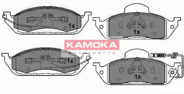 Kamoka JQ1012800 Тормозные колодки дисковые передние, комплект JQ1012800: Отличная цена - Купить в Польше на 2407.PL!