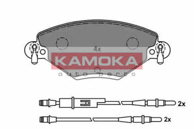 Kamoka JQ1012822 Тормозные колодки дисковые передние, комплект JQ1012822: Отличная цена - Купить в Польше на 2407.PL!