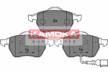 Kamoka JQ1012926 Front disc brake pads, set JQ1012926: Buy near me in Poland at 2407.PL - Good price!