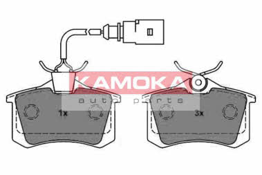 Kamoka JQ1012962 Brake Pad Set, disc brake JQ1012962: Buy near me in Poland at 2407.PL - Good price!