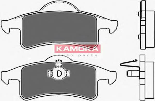 Kamoka JQ1013048 Rear disc brake pads, set JQ1013048: Buy near me in Poland at 2407.PL - Good price!