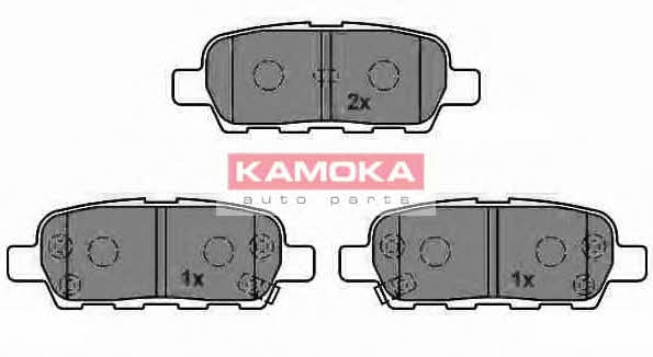 Kamoka JQ1013386 Rear disc brake pads, set JQ1013386: Buy near me in Poland at 2407.PL - Good price!