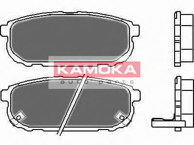 Kamoka JQ1013472 Тормозные колодки дисковые задние, комплект JQ1013472: Купить в Польше - Отличная цена на 2407.PL!