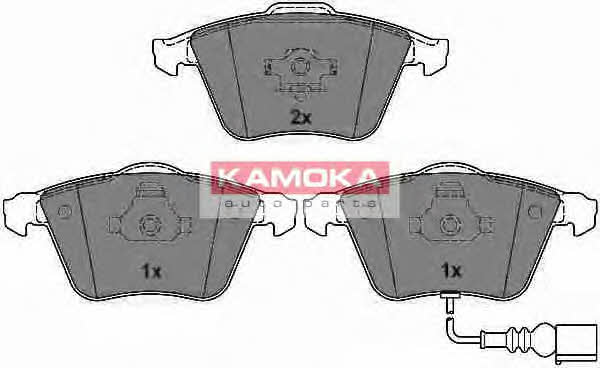 Kamoka JQ1013530 Front disc brake pads, set JQ1013530: Buy near me in Poland at 2407.PL - Good price!