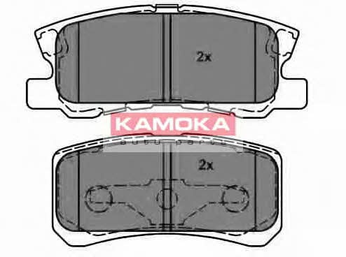 Kamoka JQ1013678 Rear disc brake pads, set JQ1013678: Buy near me in Poland at 2407.PL - Good price!