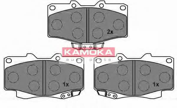 Kamoka JQ1013704 Тормозные колодки дисковые передние, комплект JQ1013704: Отличная цена - Купить в Польше на 2407.PL!