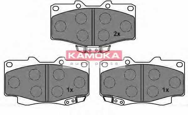 Kamoka JQ1013704 Тормозные колодки дисковые передние, комплект JQ1013704: Отличная цена - Купить в Польше на 2407.PL!