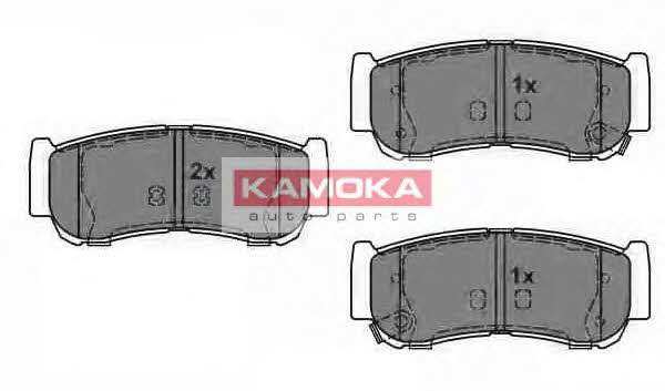 Kamoka JQ1013820 Rear disc brake pads, set JQ1013820: Buy near me in Poland at 2407.PL - Good price!