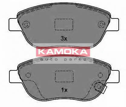 Kamoka JQ1013838 Тормозные колодки дисковые передние, комплект JQ1013838: Отличная цена - Купить в Польше на 2407.PL!