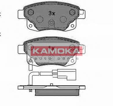 Kamoka JQ1013860 Rear disc brake pads, set JQ1013860: Buy near me in Poland at 2407.PL - Good price!