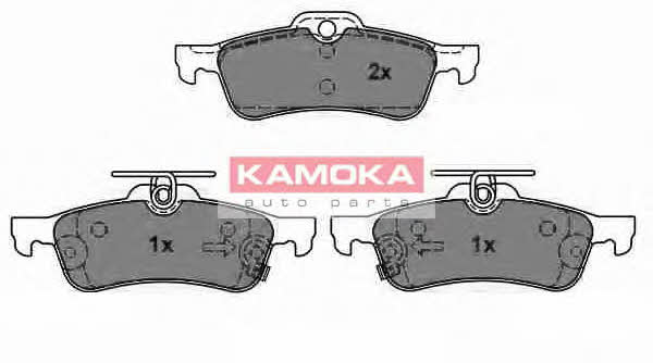 Kamoka JQ1018082 Rear disc brake pads, set JQ1018082: Buy near me in Poland at 2407.PL - Good price!