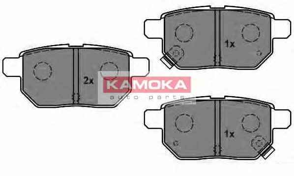 Kamoka JQ1018084 Rear disc brake pads, set JQ1018084: Buy near me in Poland at 2407.PL - Good price!