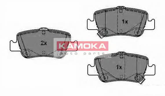 Kamoka JQ1018096 Rear disc brake pads, set JQ1018096: Buy near me in Poland at 2407.PL - Good price!