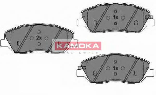 Kamoka JQ1018222 Тормозные колодки дисковые передние, комплект JQ1018222: Купить в Польше - Отличная цена на 2407.PL!
