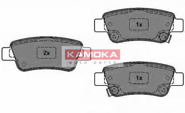 Kamoka JQ1018466 Rear disc brake pads, set JQ1018466: Buy near me in Poland at 2407.PL - Good price!