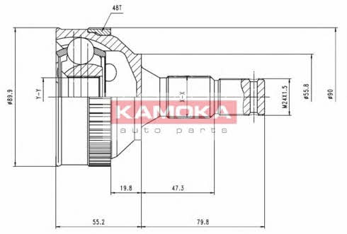 Kamoka 6420 CV joint 6420: Buy near me at 2407.PL in Poland at an Affordable price!