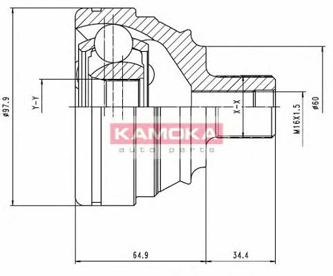 Kamoka 6426 CV joint 6426: Buy near me at 2407.PL in Poland at an Affordable price!