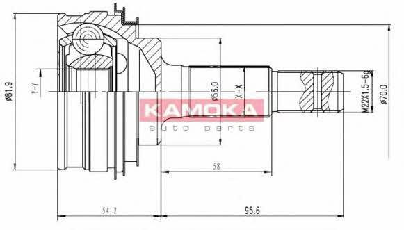 Kamoka 6592 CV joint 6592: Buy near me at 2407.PL in Poland at an Affordable price!