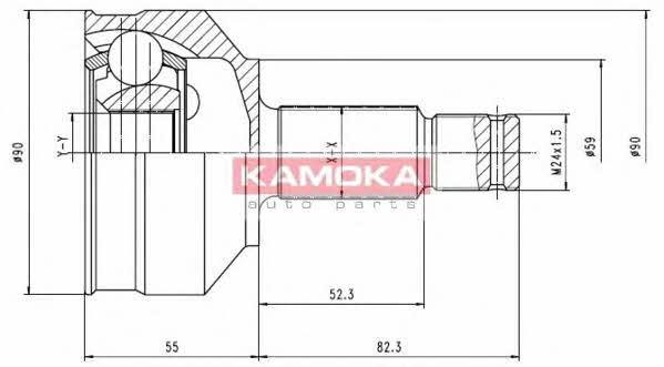 Przegub homokinetyczny Kamoka 6696