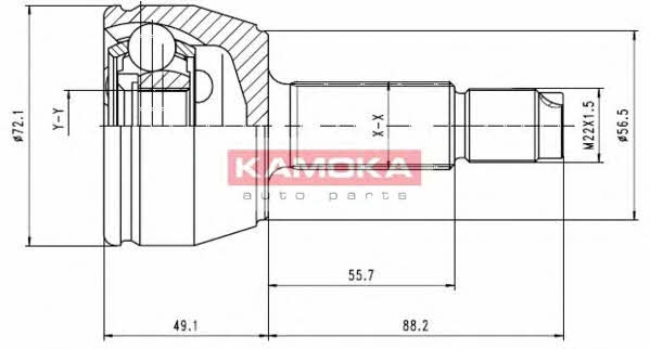 Kamoka 6802 CV joint 6802: Buy near me at 2407.PL in Poland at an Affordable price!