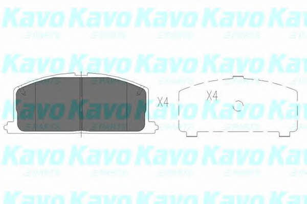 Тормозные колодки дисковые передние, комплект Kavo parts KBP-9109