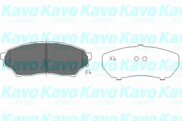 Klocki hamulcowe przód, komplet Kavo parts KBP-5514