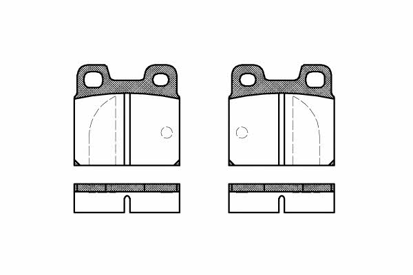 Kawe 0005 00 Brake Pad Set, disc brake 000500: Buy near me in Poland at 2407.PL - Good price!