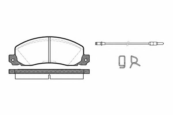 Kawe 0202 02 Brake Pad Set, disc brake 020202: Buy near me in Poland at 2407.PL - Good price!