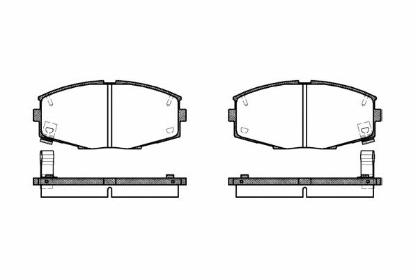 Kawe 0225 04 Brake Pad Set, disc brake 022504: Buy near me in Poland at 2407.PL - Good price!