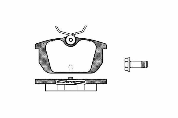 Kawe 0231 00 Brake Pad Set, disc brake 023100: Buy near me in Poland at 2407.PL - Good price!